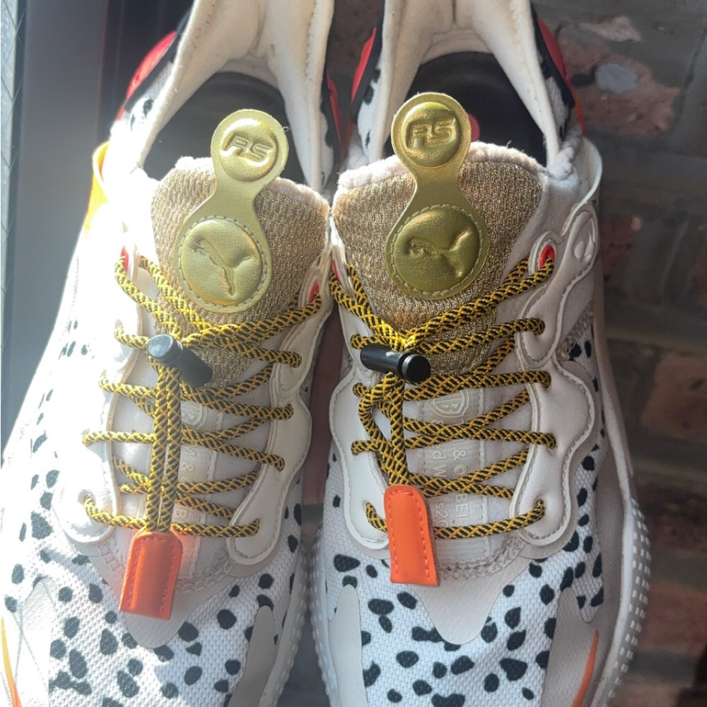 Puma Thundercats RS-X T3CH Cheetara Marshmallo White Orange Womens 9.5